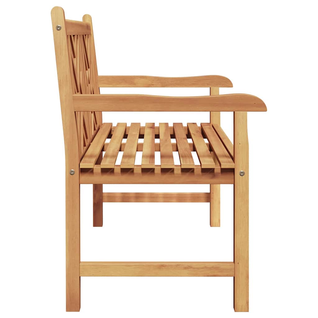 Gartenbank 114 x 60 x 90 cm Massivholz Teak