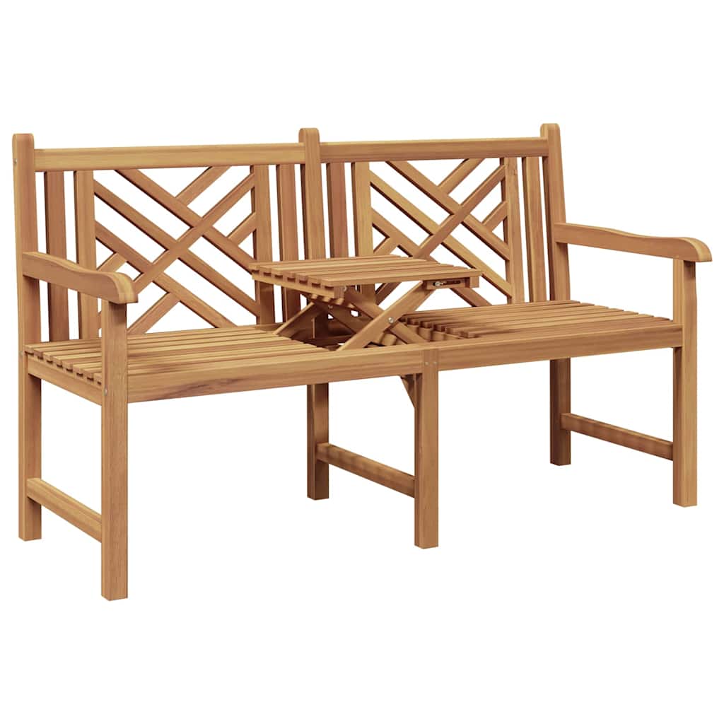 Gartenbank 150 x 60 x 90 cm Massivholz Teak