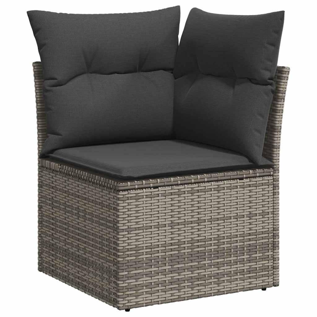 Gartensofa-set Grau 55 x 55 x 37 cm Poly-Rattan