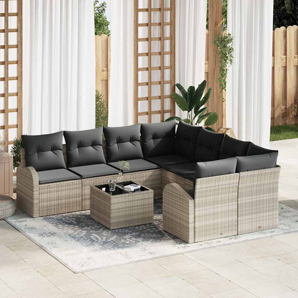 Gartensofa-set 55 x 55 x 37 cm Poly-Rattan