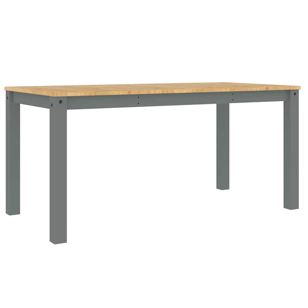 5-tlg. Essgruppe PANAMA Grau Massivholz Kiefer