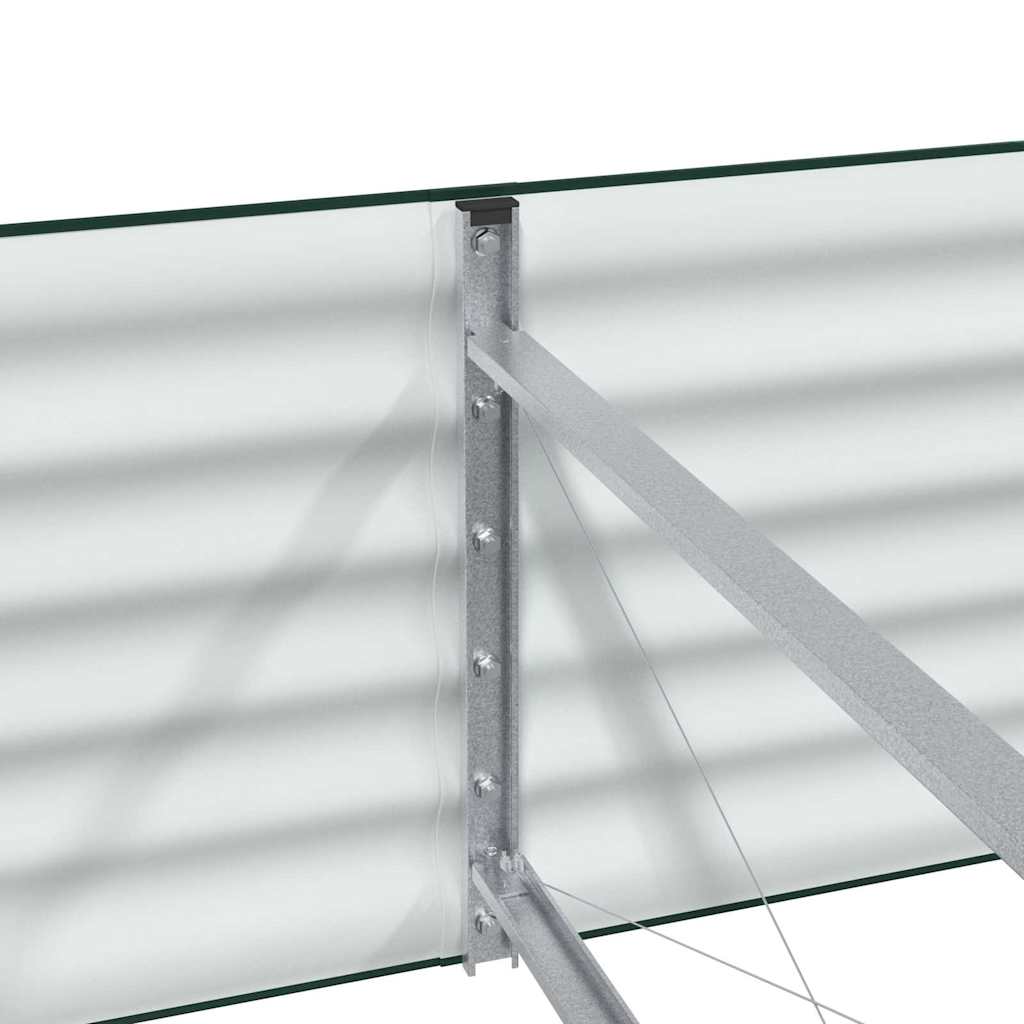 Hochbeet Grün 320 x 80 x 44 cm Stahl