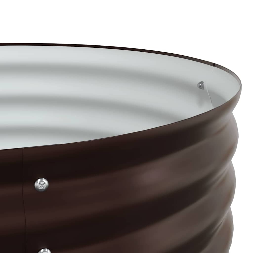 Hochbeet Braun 320 x 80 x 81 cm Stahl