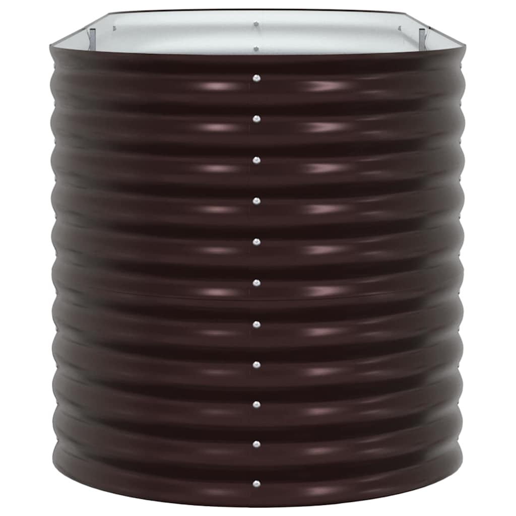 Hochbeet Braun 240 x 80 x 81 cm Stahl