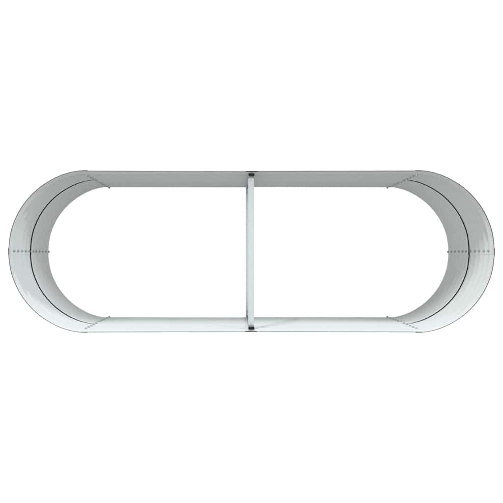 Hochbeet Braun 240 x 80 x 81 cm Stahl