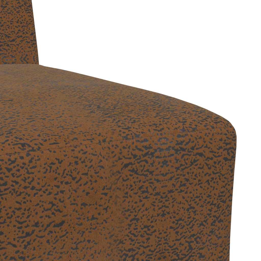 Modulares Armfreies Sofa 2 pcs Braun 55 x 74 x 82 cm