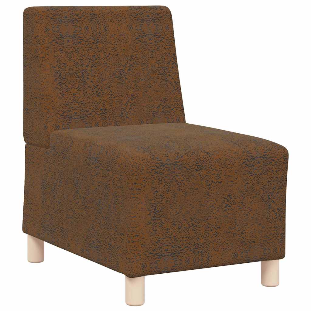 Modulares Armfreies Sofa 2 pcs Braun 55 x 74 x 82 cm