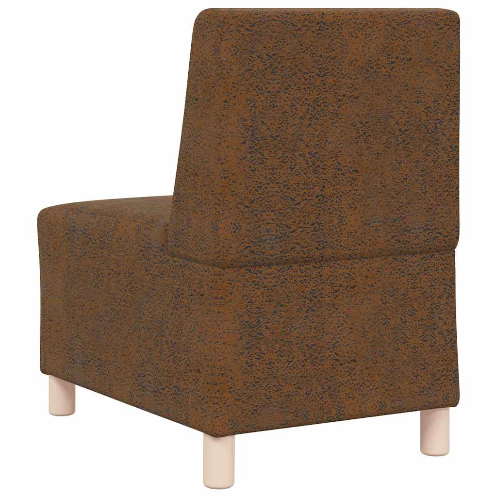 Modulares Armfreies Sofa 2 pcs Braun 55 x 74 x 82 cm