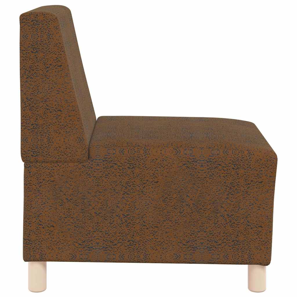 Modulares Armfreies Sofa 2 pcs Braun 55 x 74 x 82 cm