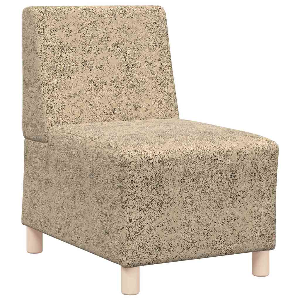 Modulares Armfreies Sofa 2 pcs Hellgrau 55 x 74 x 82 cm
