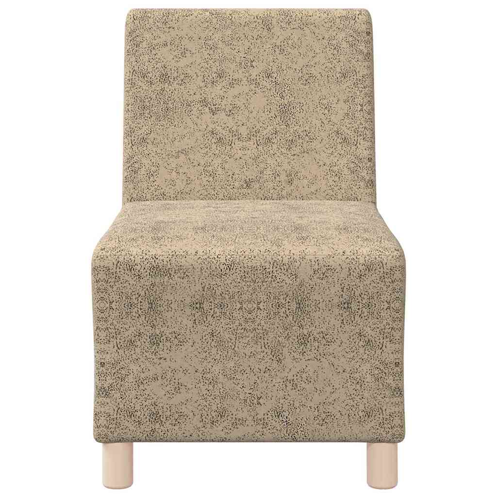 Modulares Armfreies Sofa 3 pcs Hellgrau 55 x 74 x 82 cm
