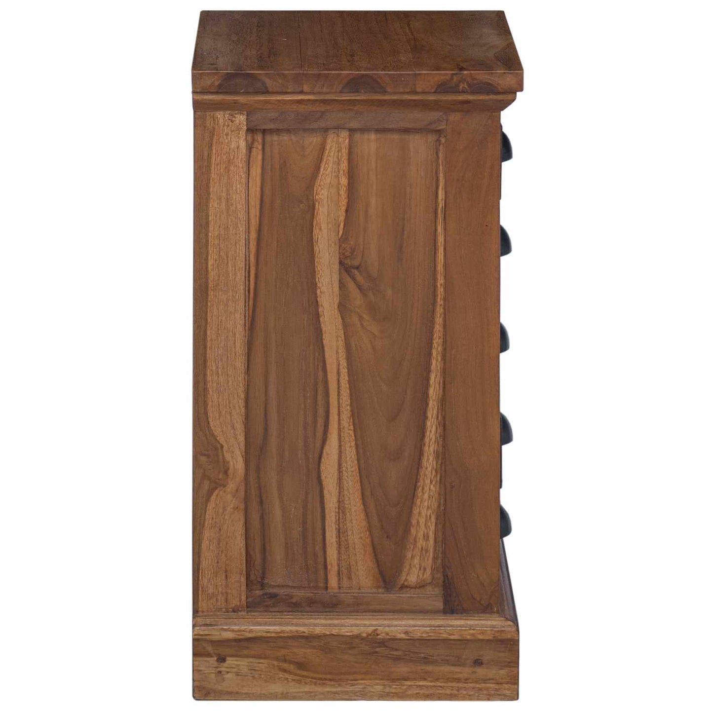 Kommode mit Schubladen Natur 35 x 30 x 60 cm Massivholz Teak