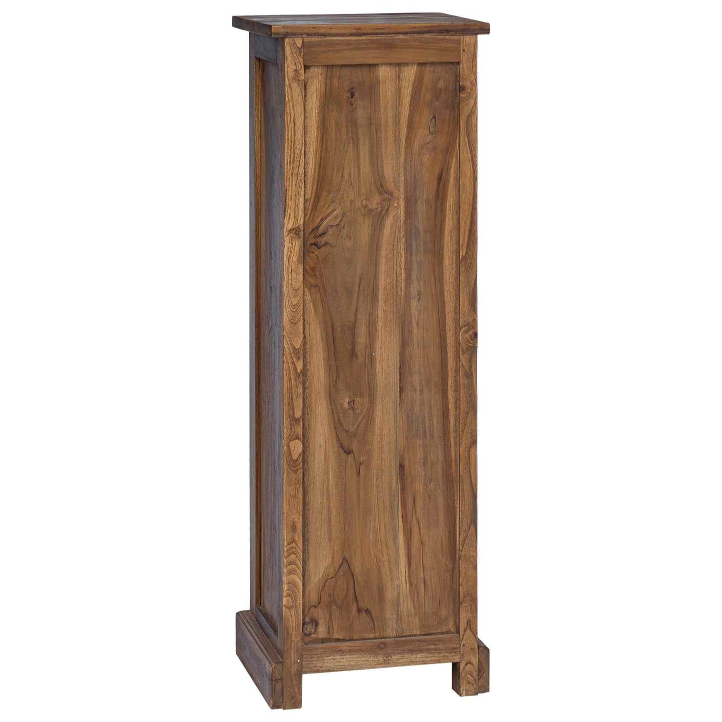 Kommode mit Schubladen Natur 35 x 30 x 110 cm Massivholz Teak