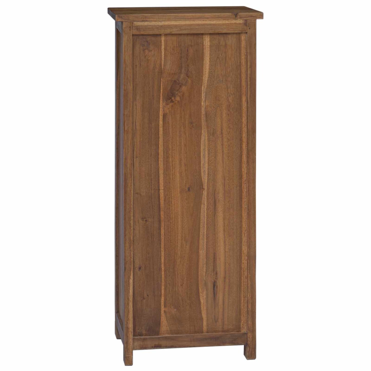 Kommode mit Schubladen Natur 45 x 35 x 110 cm Massivholz Teak