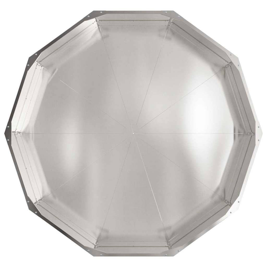 Pflanzkübel Silber 120 x 120 x 35 cm Edelstahl