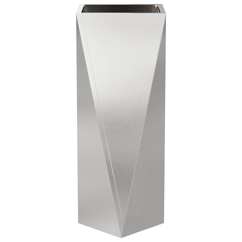 Pflanzkübel 2 pcs Silber 30 x 30 x 75 cm Edelstahl