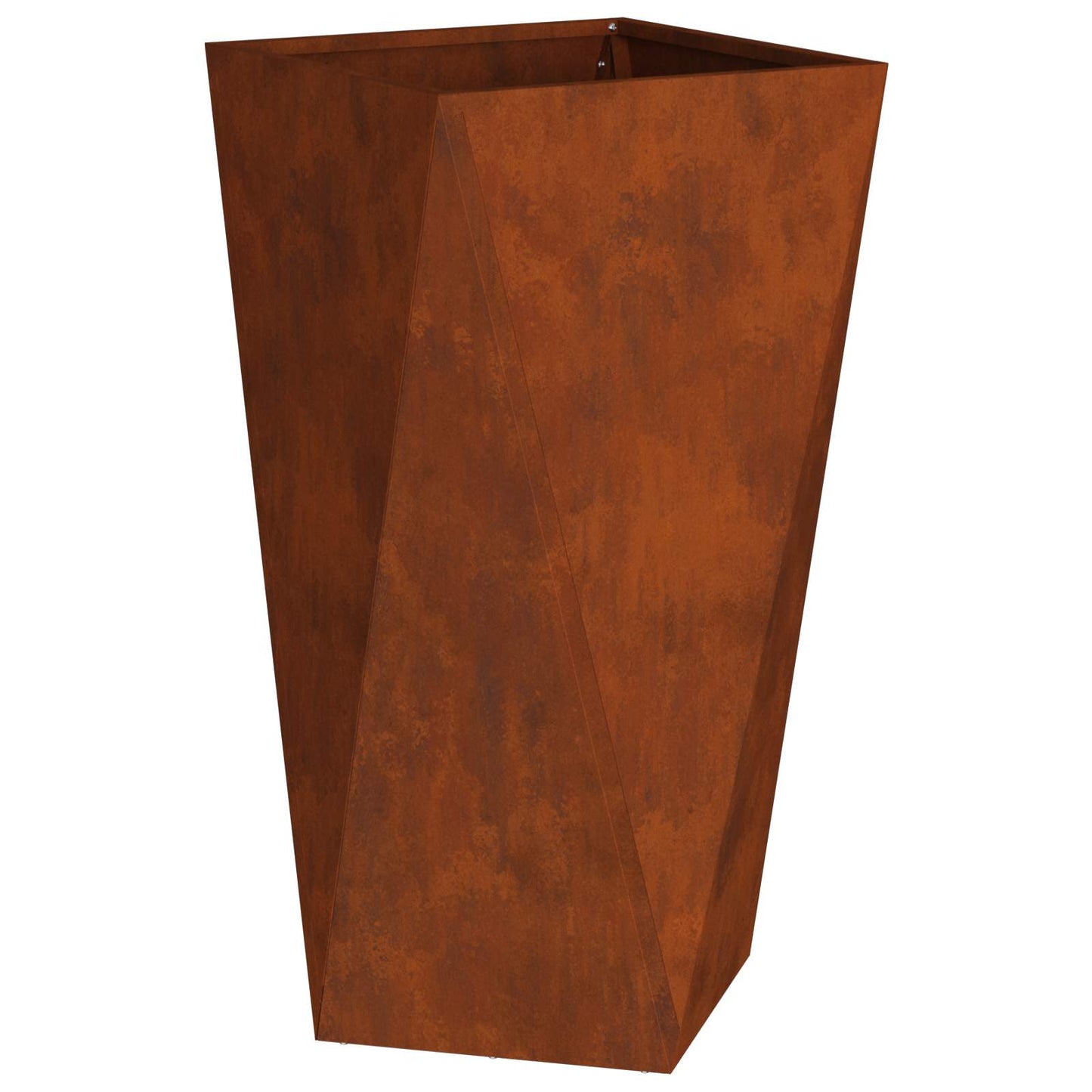 Pflanzkübel 2 pcs Rostig 40 x 40 x 75 cm Wetterfeststahl