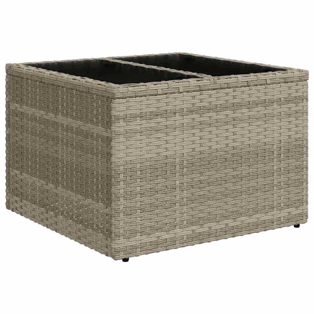 Garten-Sofa-Set mit Kissen 8 pcs Hellgrau und Dunkelgrau