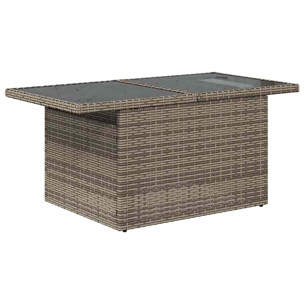 Gartensofa-set mit Kissen 8 pcs Grau