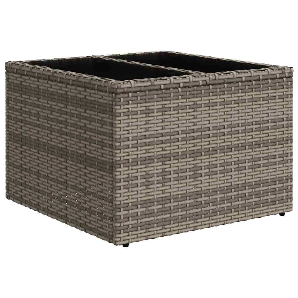 Sofa Set mit Kissen 7 pcs Poly-Rattan