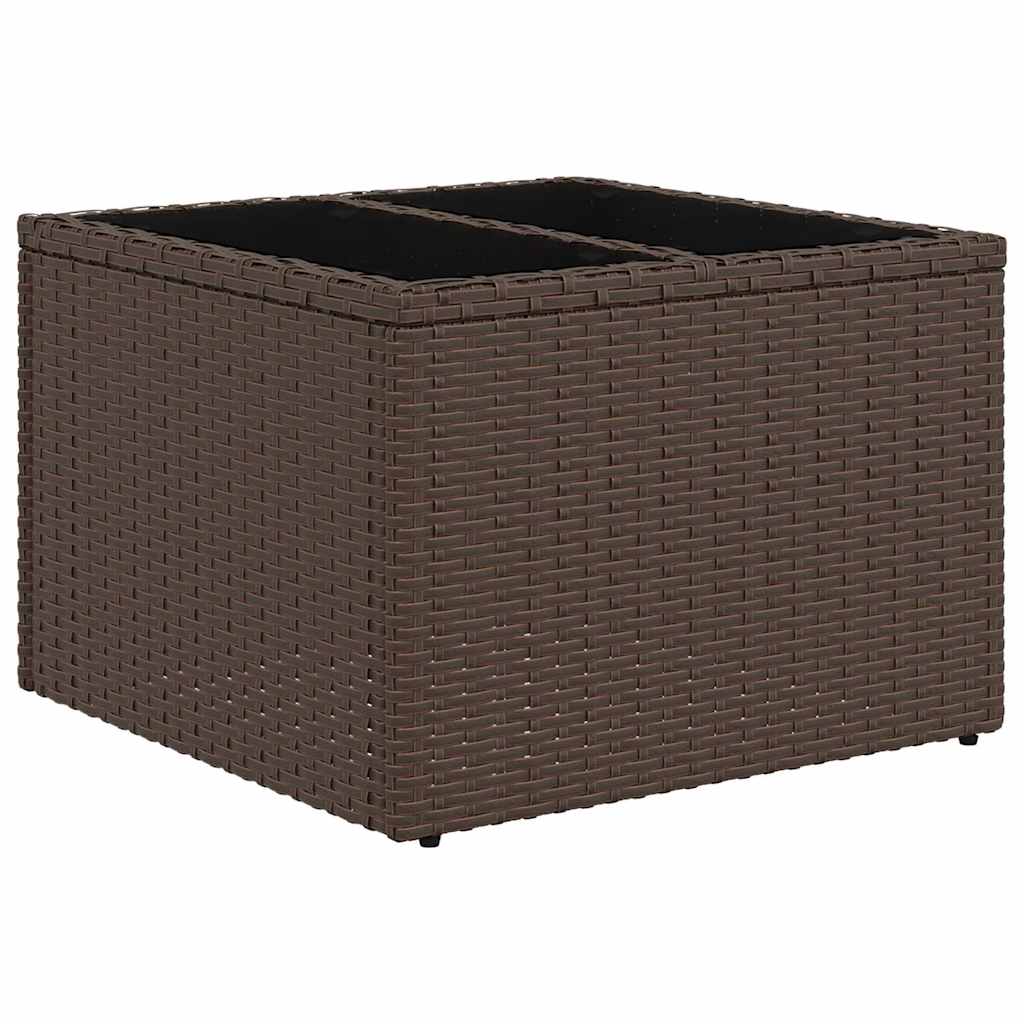 Sofa Set mit Kissen 7 pcs Poly-Rattan