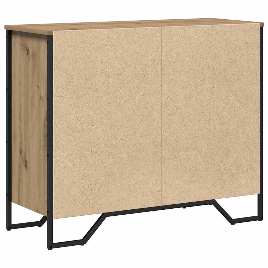 Kommode mit Schubladen 2 pcs Artisan-Eiche 91 x 35,5 x 74,5 cm