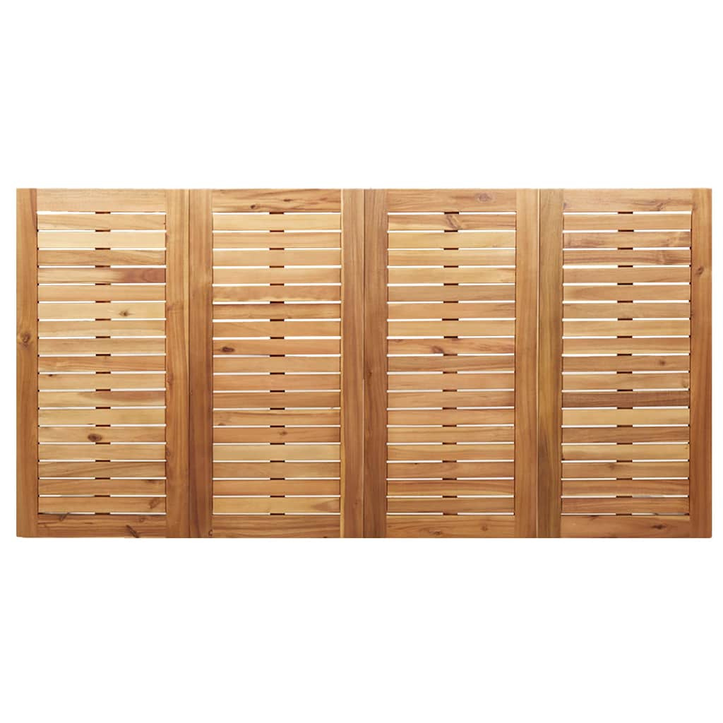 Outdoortisch-Set 7 pcs Braun Massivholz Akazie