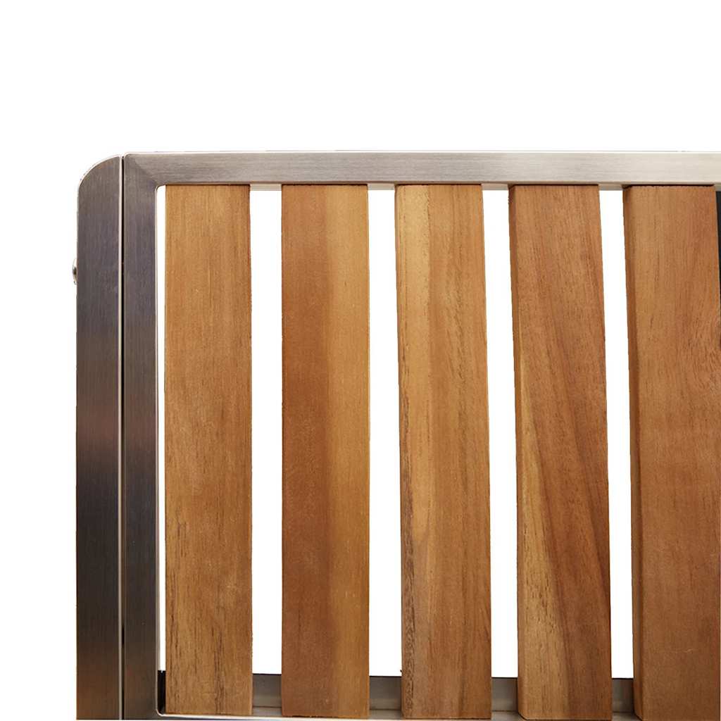Outdoortisch-Set 9 pcs Braun Massivholz Akazie
