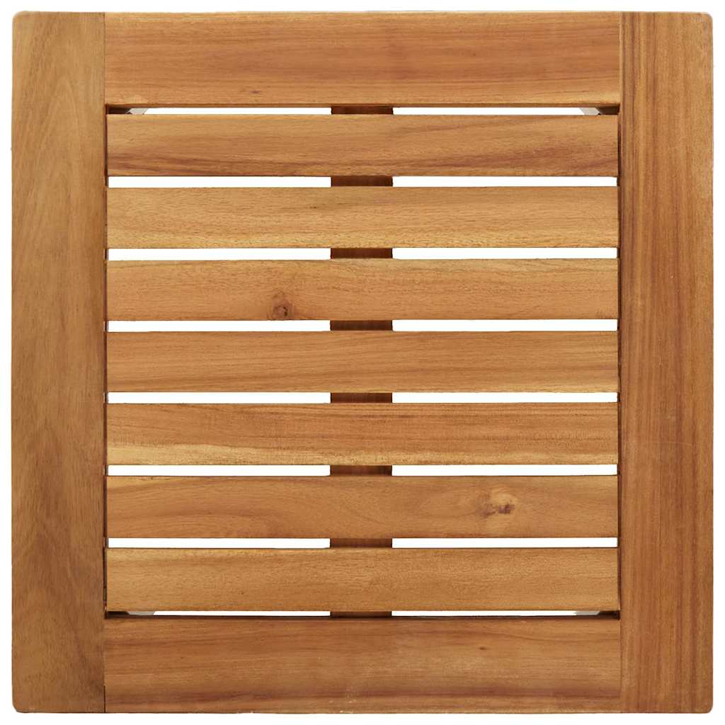 Sonnenliege 3 pcs Braun Massivholz Teak