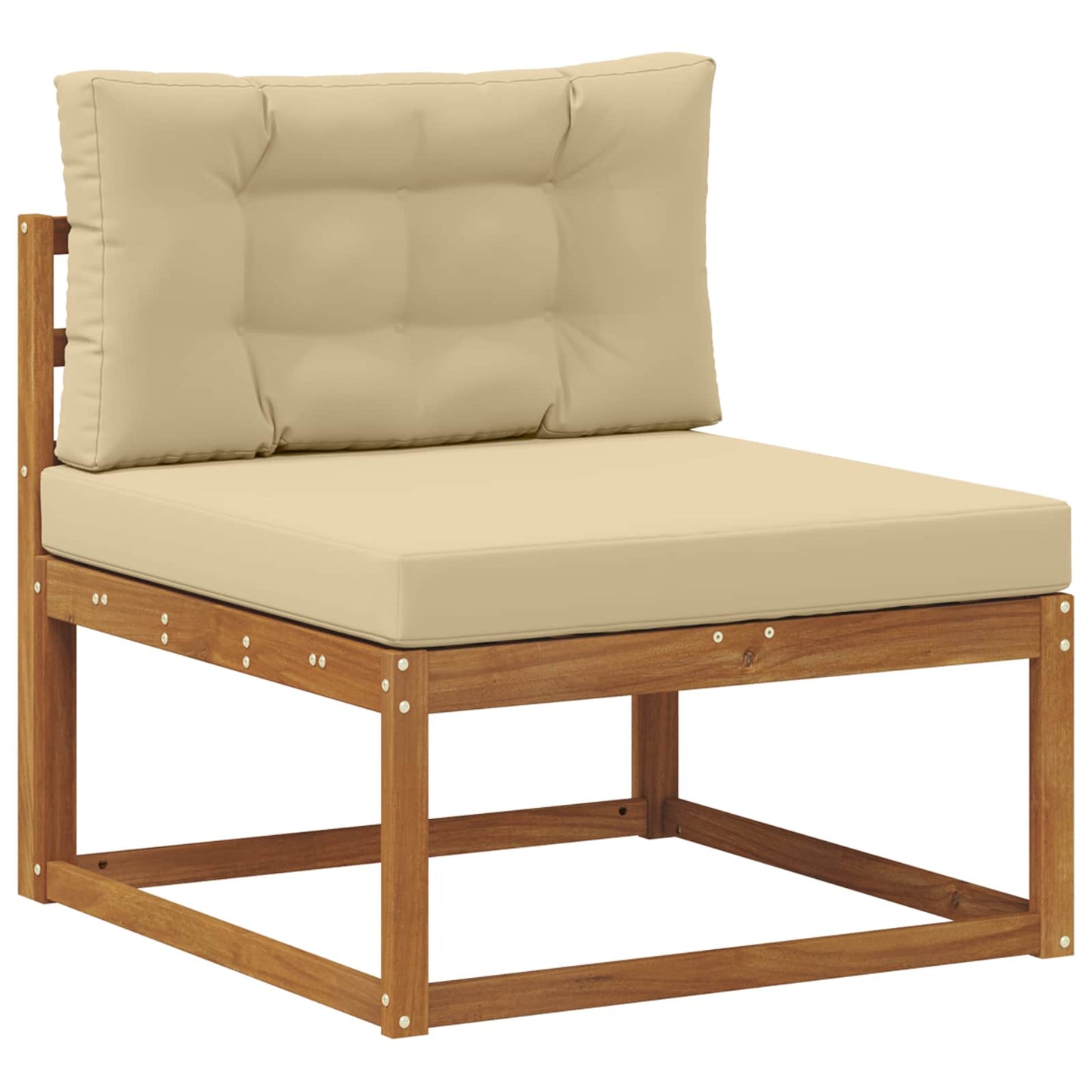 Outdoor-Sofagarnitur Natur und Beige
