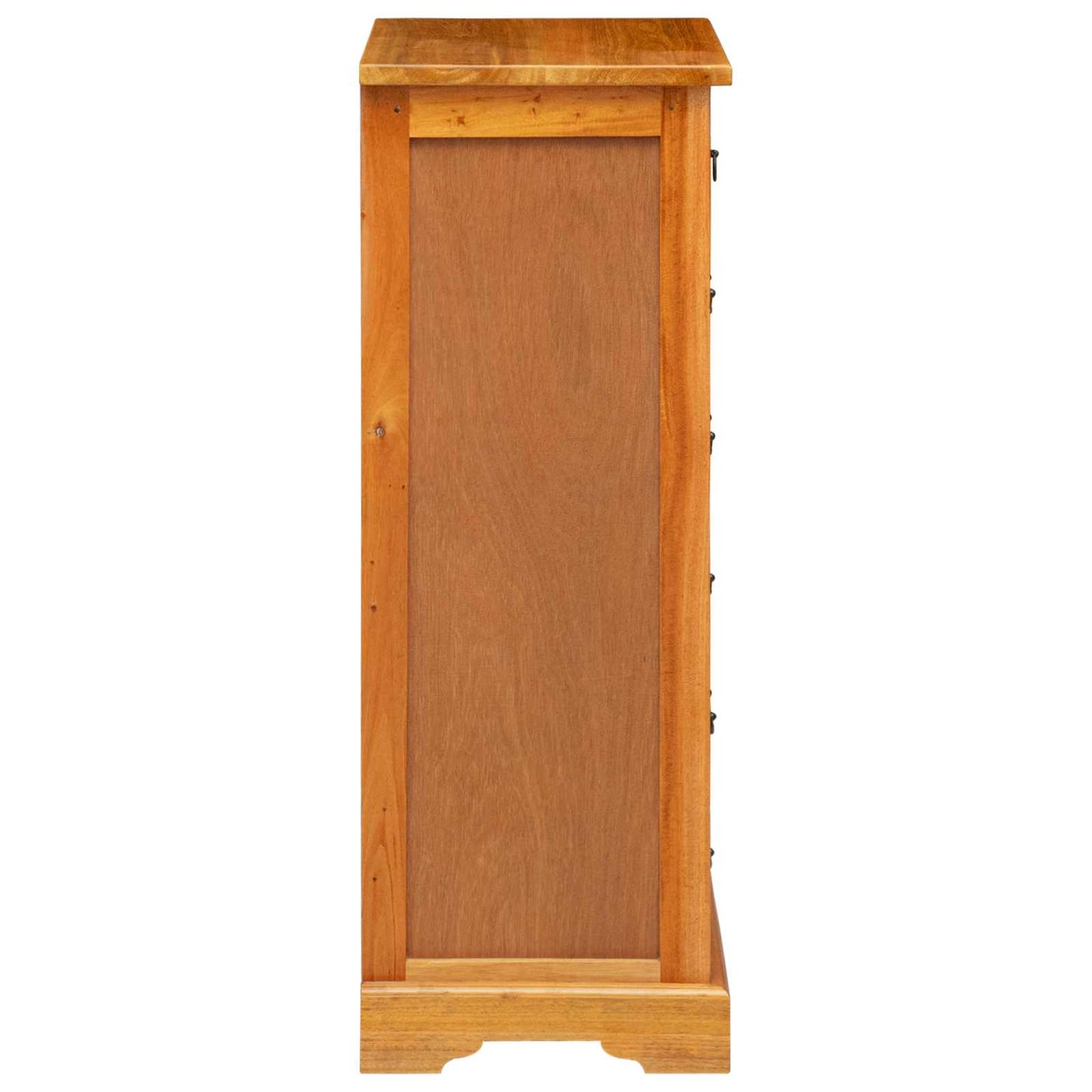 Kommode Natur 45 x 35 x 100,5 cm Massives Mahagoni Holz