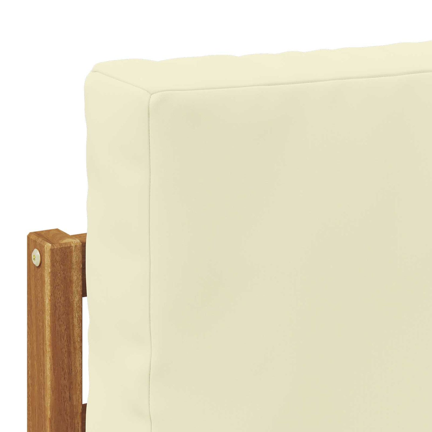 Outdoor-Sofagarnitur mit Kissen 7 Stück Natur und Creme