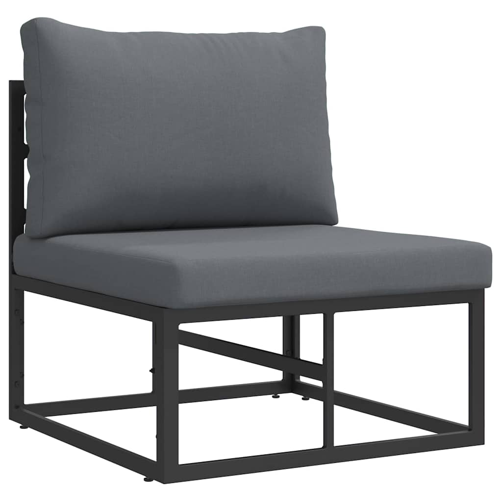 Gartenmöbel Schwarz und Anthrazit 70 x 71,5 x 71 cm Metall