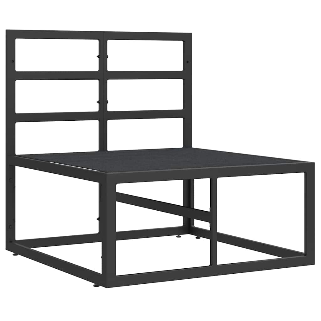 Gartenmöbel Schwarz und Anthrazit 70 x 71,5 x 71 cm Metall