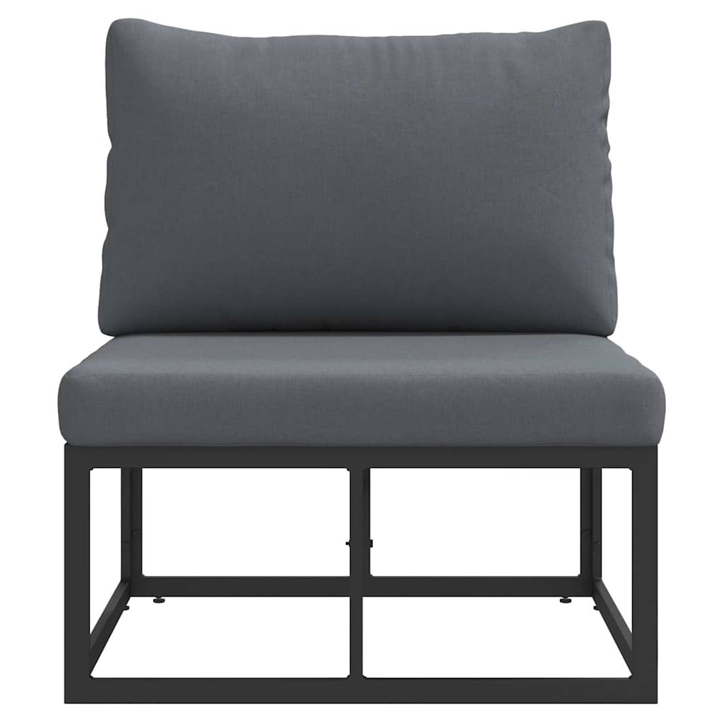 Gartenmöbel Schwarz und Anthrazit 70 x 71,5 x 71 cm Metall