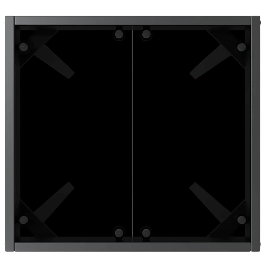 Sonnenliege 2 pcs Schwarz Poly-Rattan