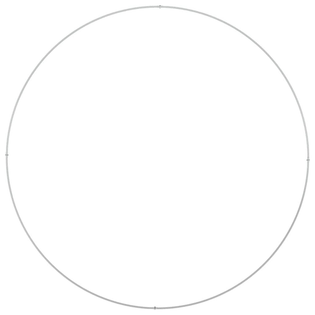 Pflanzenring 5 pcs Weiß 120 x 120 x 20 cm Kaltgewalzter Stahl