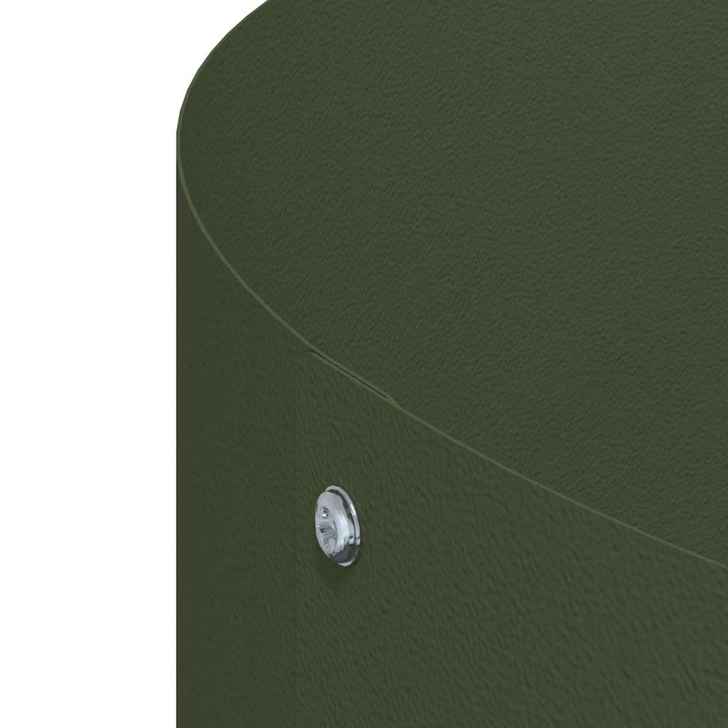Pflanzenring 5 pcs Olive Grün 120 x 120 x 20 cm