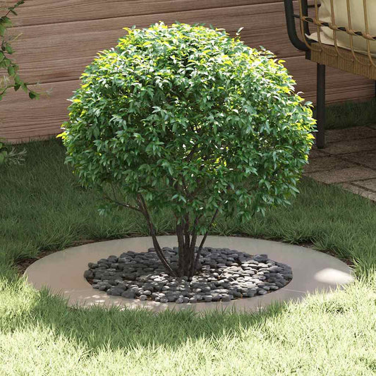 geeignet für flache Baumringe 5 pcs Silber Ø50 / 80 cm Edelstahl