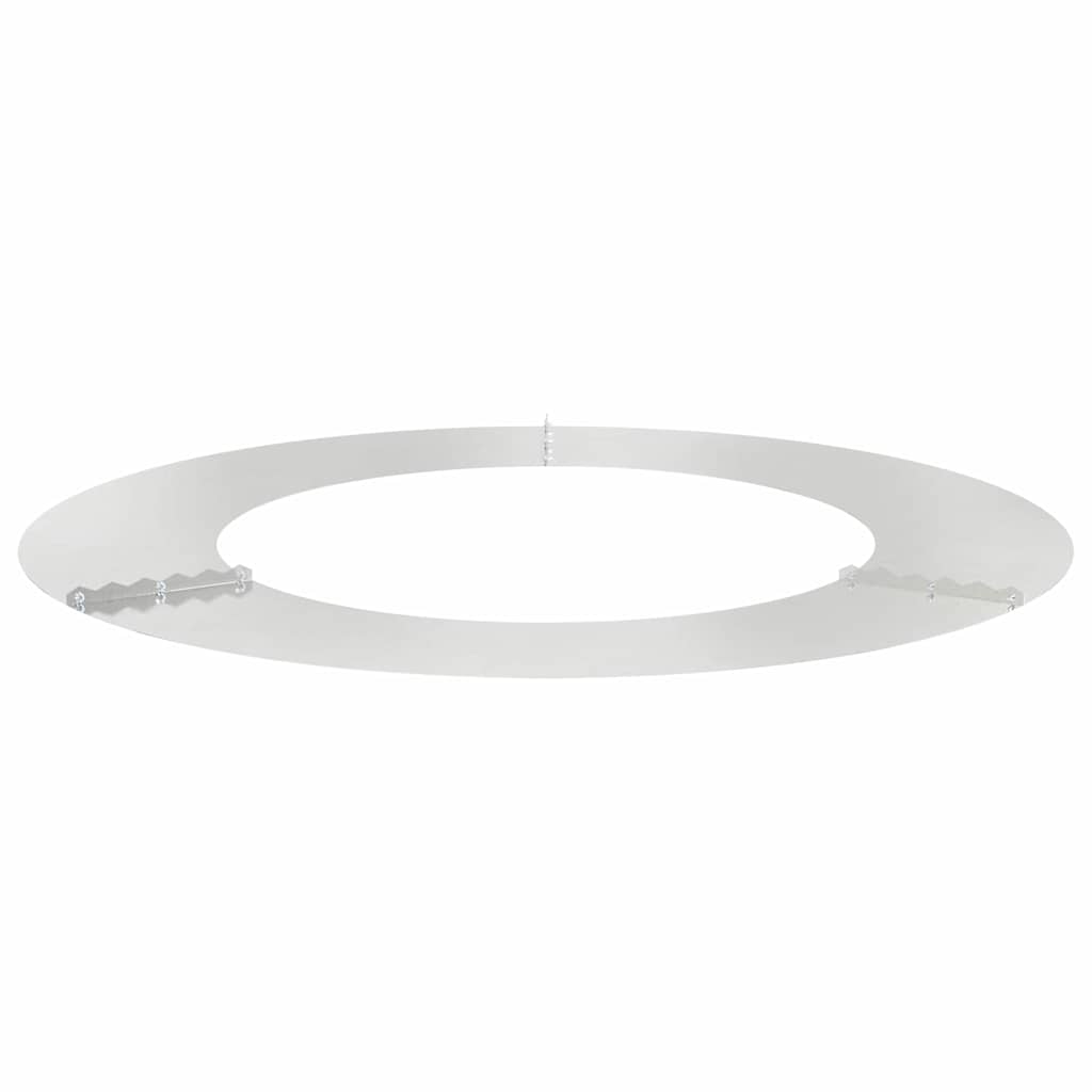 geeignet für flache Baumringe 5 pcs Silber Ø50 / 80 cm Edelstahl