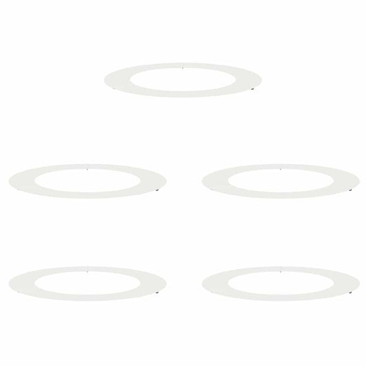 geeignet für flache Baumringe 5 pcs Weiß Ø60 / 90 cm Stahl