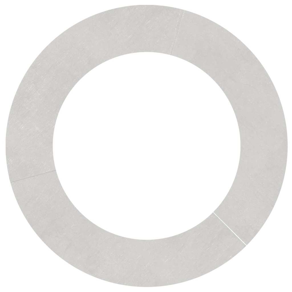geeignet für flache Baumringe 5 pcs Silber Ø60 / 90 cm Edelstahl