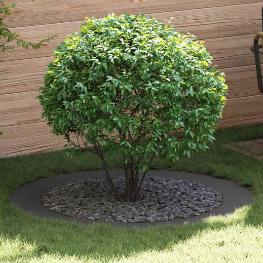 geeignet für flache Baumringe 5 pcs Schwarz Ø90 / 120 cm Stahl