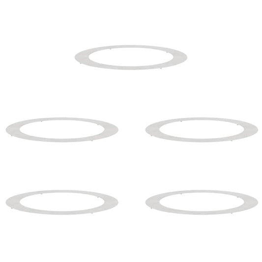 geeignet für flache Baumringe 5 pcs Silber Ø90 / 120 cm Edelstahl