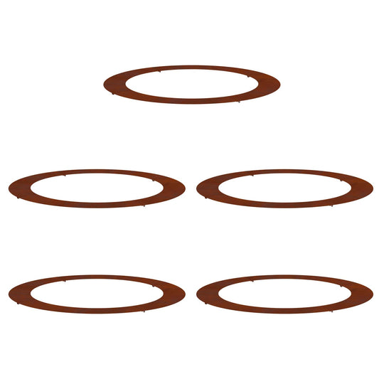 geeignet für flache Baumringe 5 pcs Braun Ø90 / 120 cm