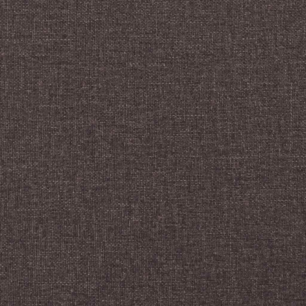 Hoher Rücken Sofa 101cm Dunkelbraun Stoff