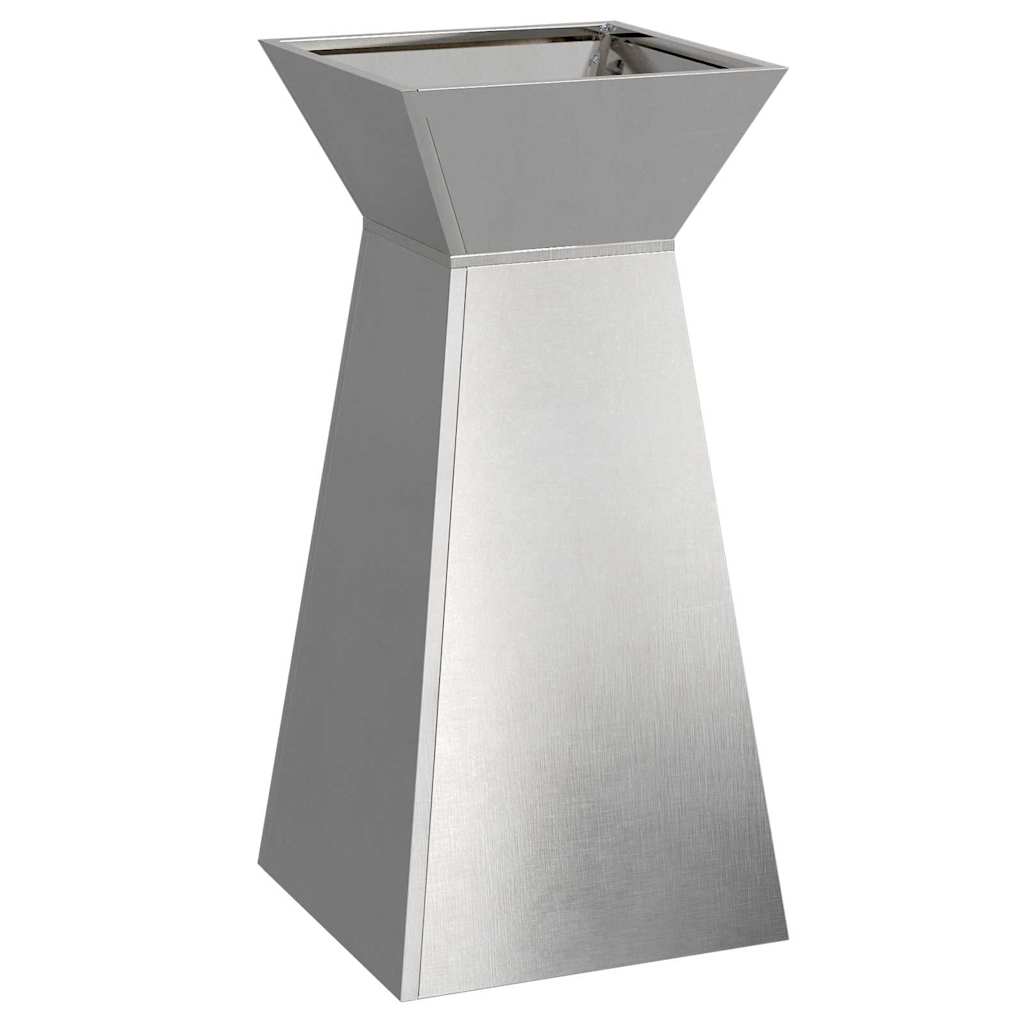 Säulen Pflanzer 2 pcs Silber 35 x 35 x 73 cm
