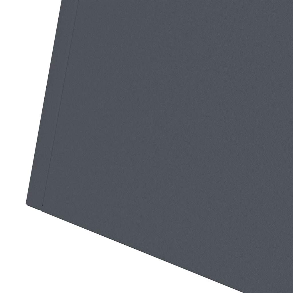 Säulen Pflanzer 2 pcs Anthrazit 40 x 40 x 100 cm