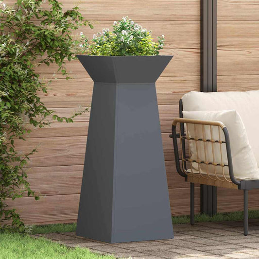 Säulen Pflanzer 2 pcs Anthrazit 40 x 40 x 100 cm