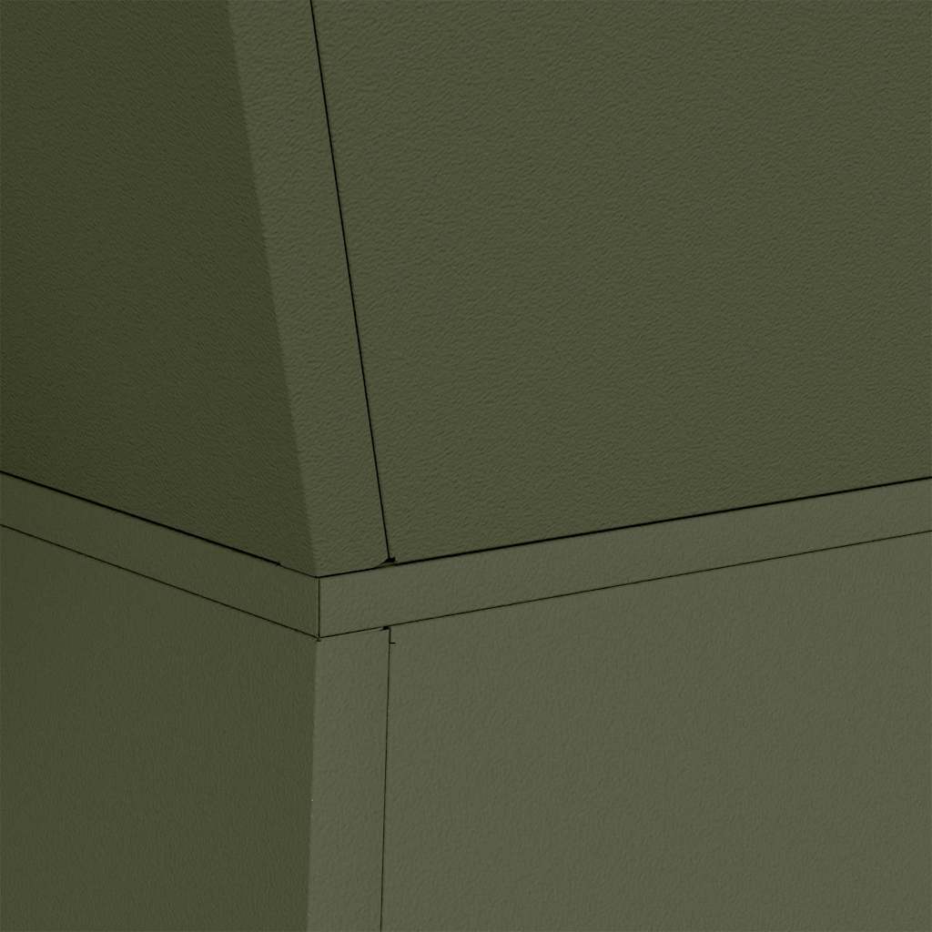 Säulen Pflanzer 2 pcs Oliv 40 x 40 x 100 cm